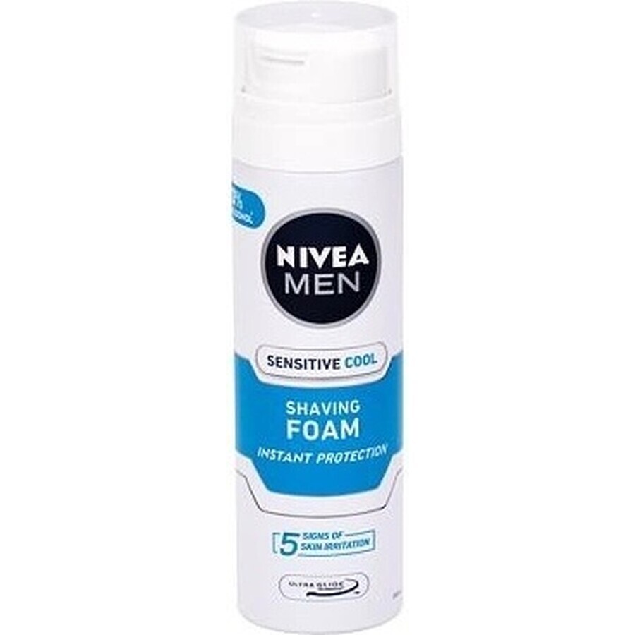 NIVEA MEN Sensitive Cooling 1×200 ml, spumă de ras