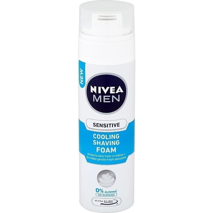 NIVEA MEN Sensitive Cooling 1×200 ml, spumă de ras