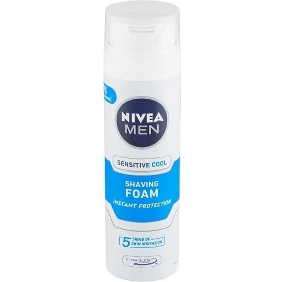 NIVEA MEN Sensitive Cooling 1×200 ml, spumă de ras