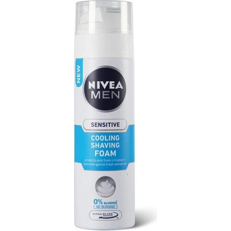 NIVEA MEN Sensitive Cooling 1×200 ml, spumă de ras