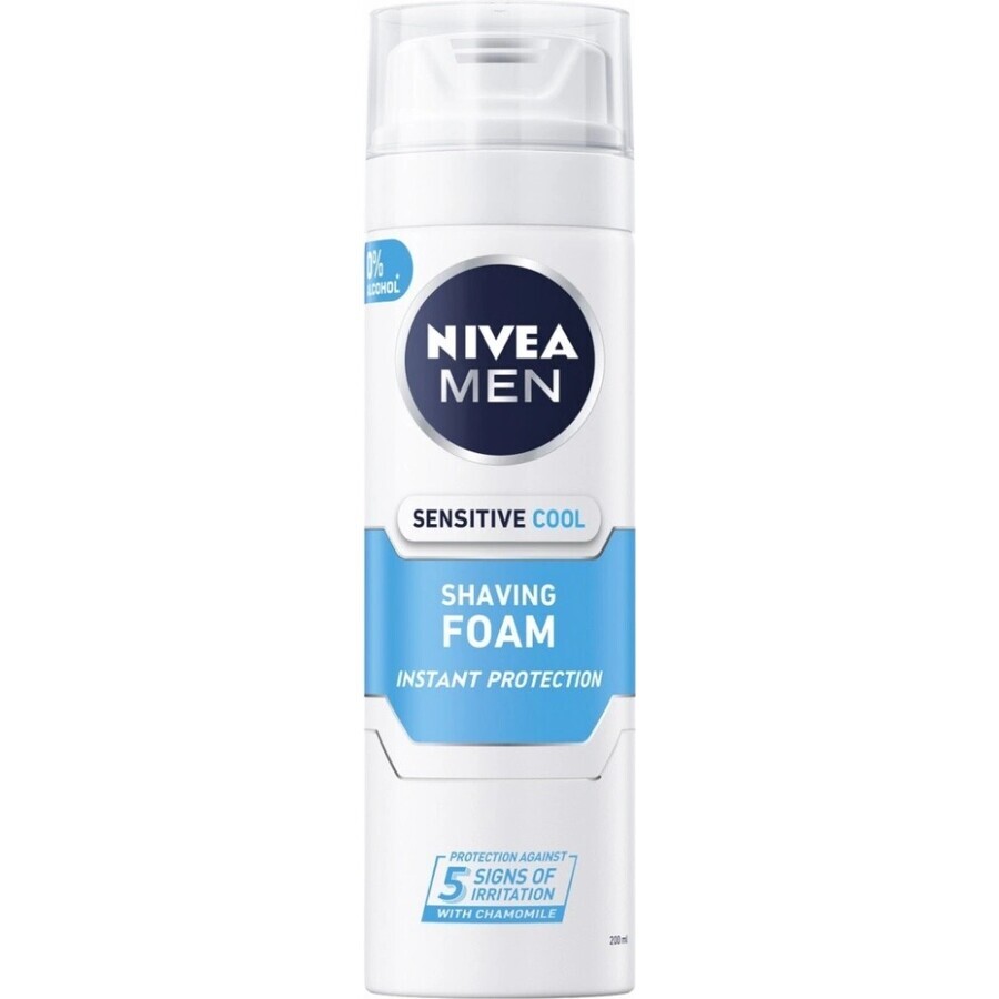 NIVEA MEN Sensitive Cooling 1×200 ml, spumă de ras