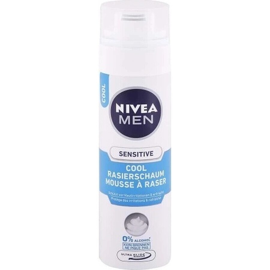 NIVEA MEN Sensitive Cooling 1×200 ml, spumă de ras