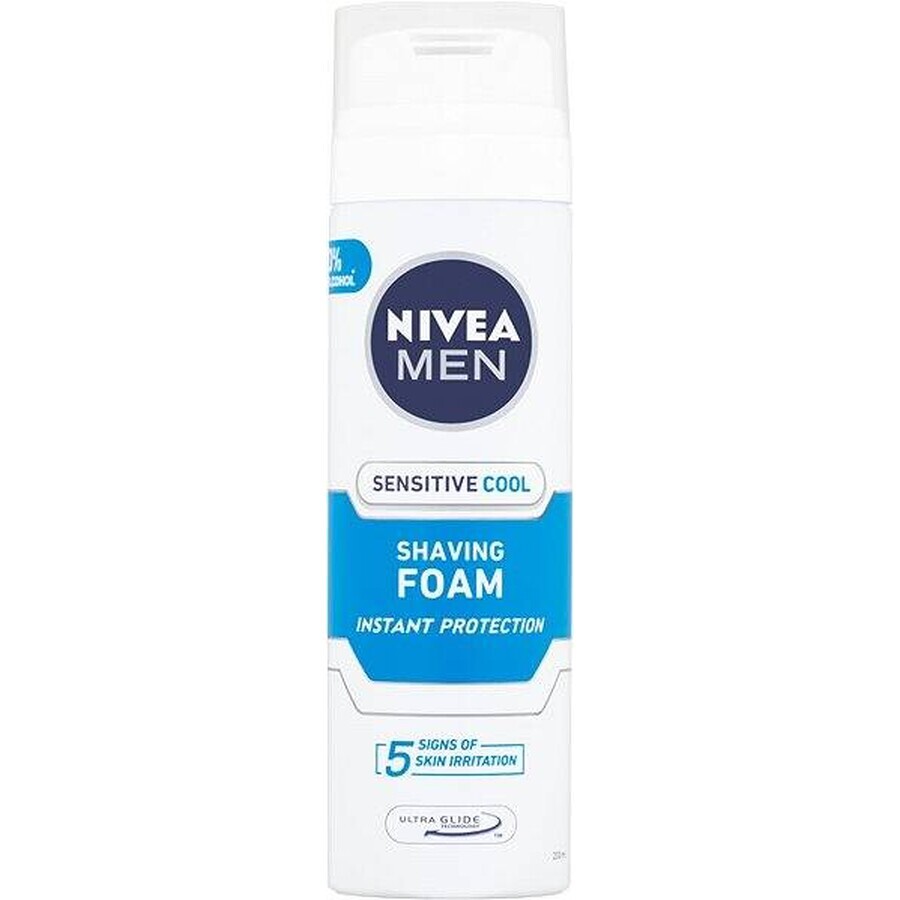 NIVEA MEN Sensitive Cooling 1×200 ml, spumă de ras