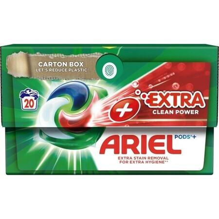 Ariel All-in-1 PODS Extra Schoon, Wasgelcapsules, 20 wasbeurten 1×20st, Wasgelcapsules