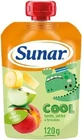 Sunar COOL Fruit Melocotón, Plátano, Manzana 1×120 g, Melocotón, Plátano, Manzana, 12m+