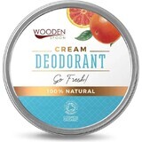 Wooden Spoon Natural Deodorant cream Go Fresh ! 60 ml 1×60ml 1×60ml, crème déodorante