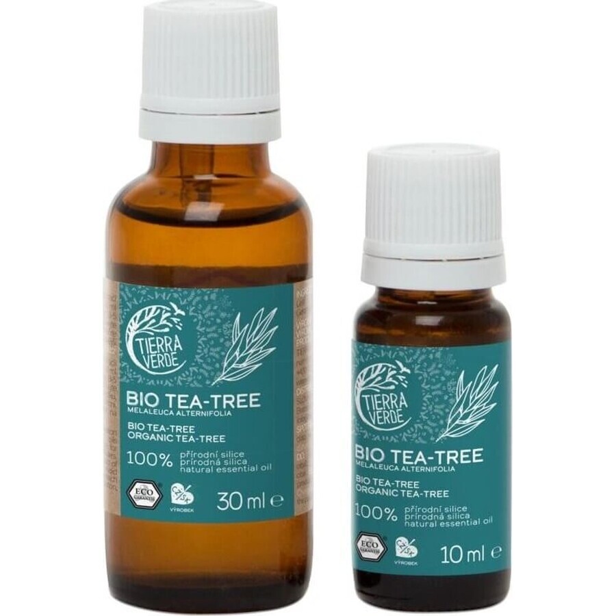 Tierra Verde Tea Tree Huile Essentielle Biologique 30ml 1×1 pc, huile