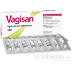 Vagisan HydroCream Cremolum 1×16 pcs, suppositoires vaginaux