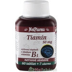 MedPharma TIAMINE 50 mg (Vitamin B1) 1×67 tbl, 60+7 frei