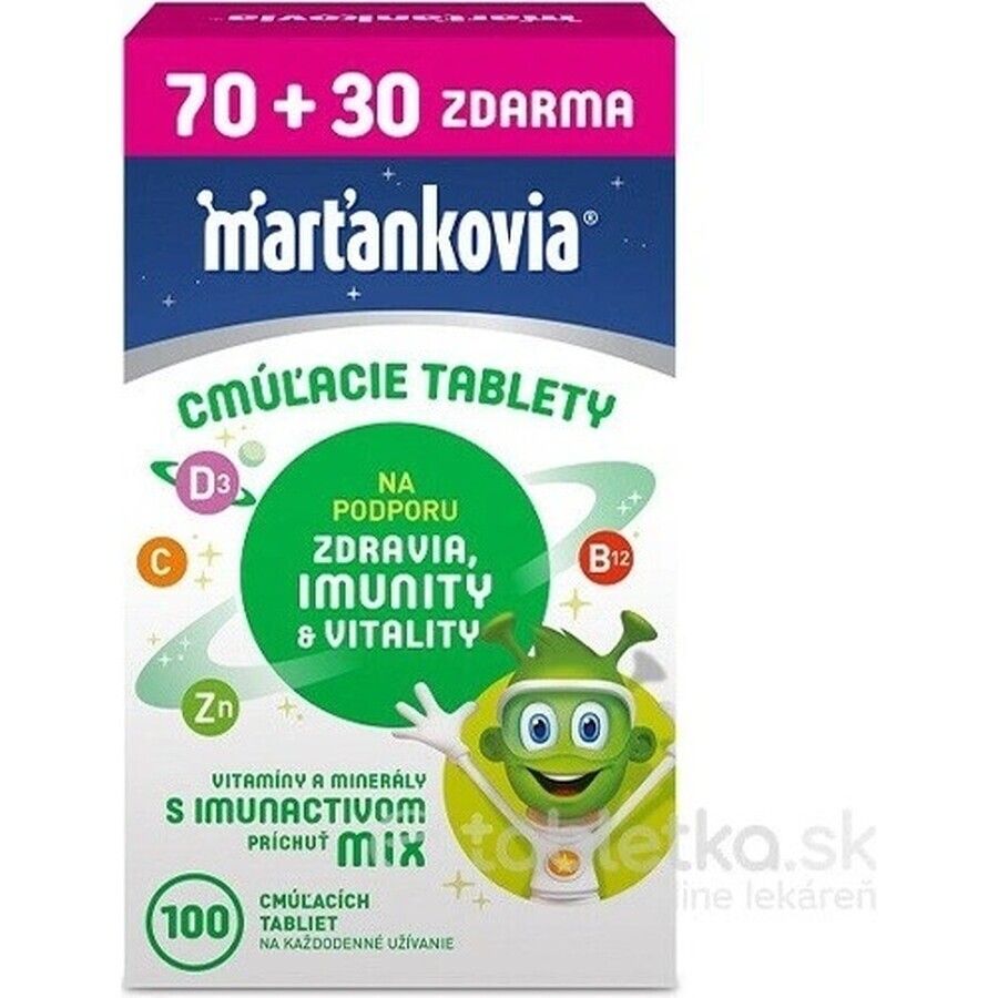 WALMARK Martian avec Immunactiv 1×100 tbl, complément alimentaire