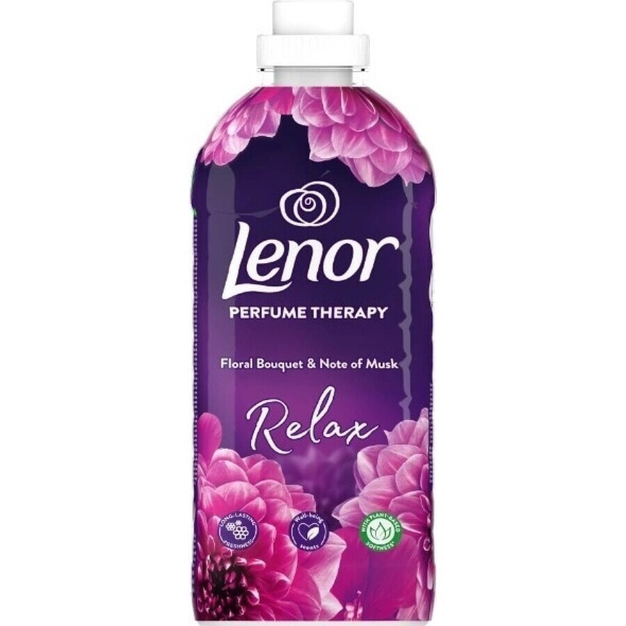 Lenor Fabric Conditioner 925ml, 37 lavages Floral Bouquet & Musk Note 1×925 ml, fabric conditioner