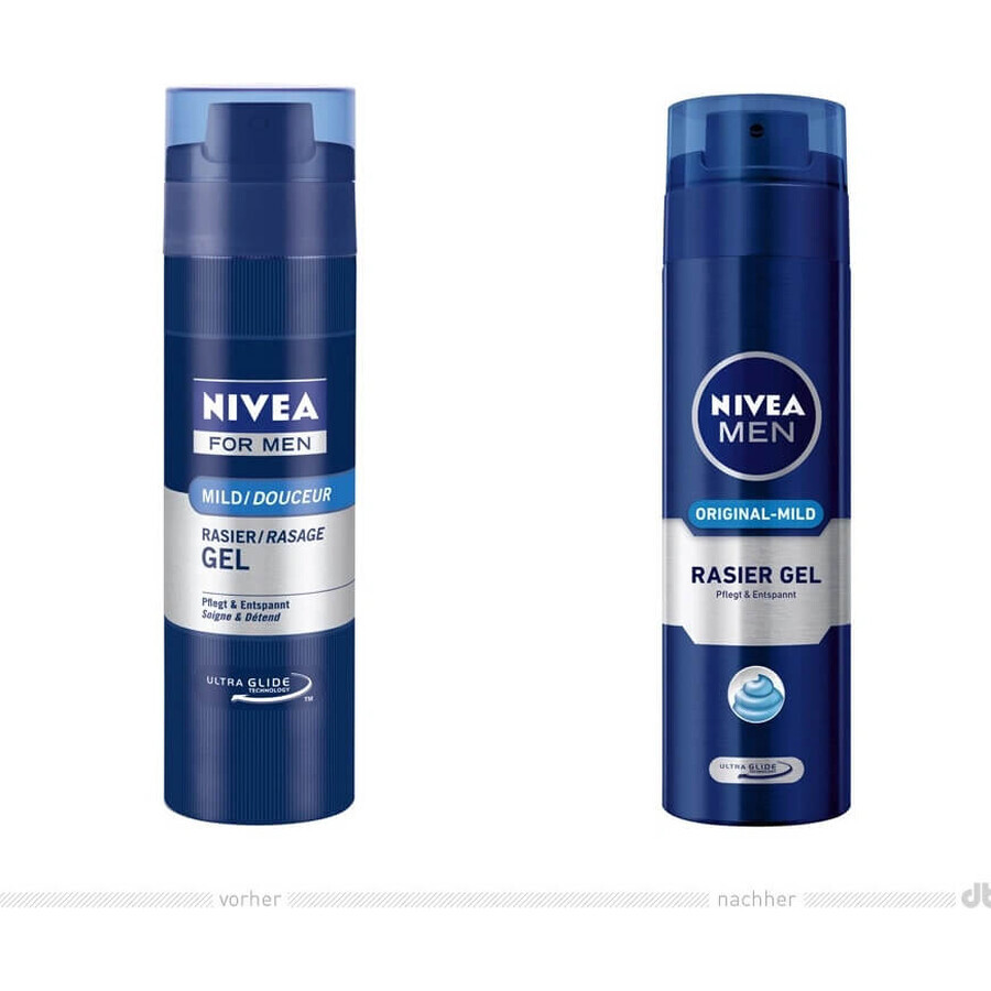 NIVEA MEN Original Shave Gel 1×200 ml, gel