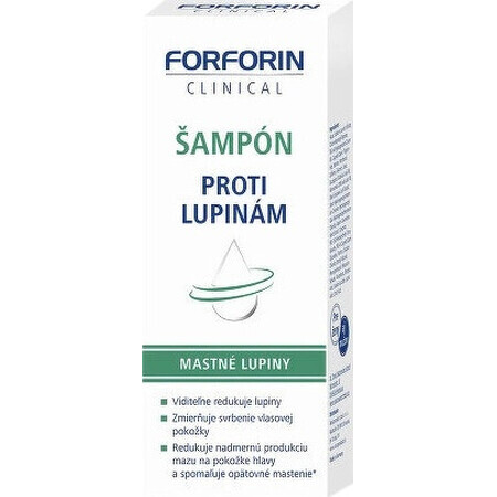 FORFORIN ANTI-DANDRUFF SHAMPOO 1×200 ml, pellicules grasses