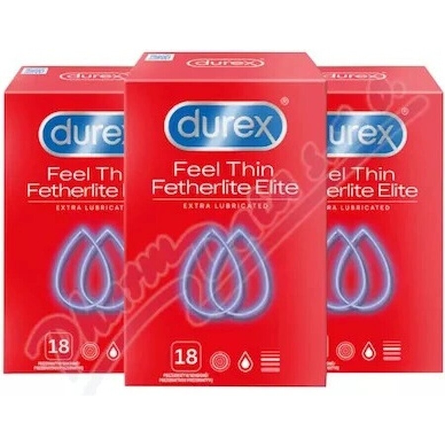 DUREX Feel Thin Extra Lubricated pack 1×54 pcs, préservatifs