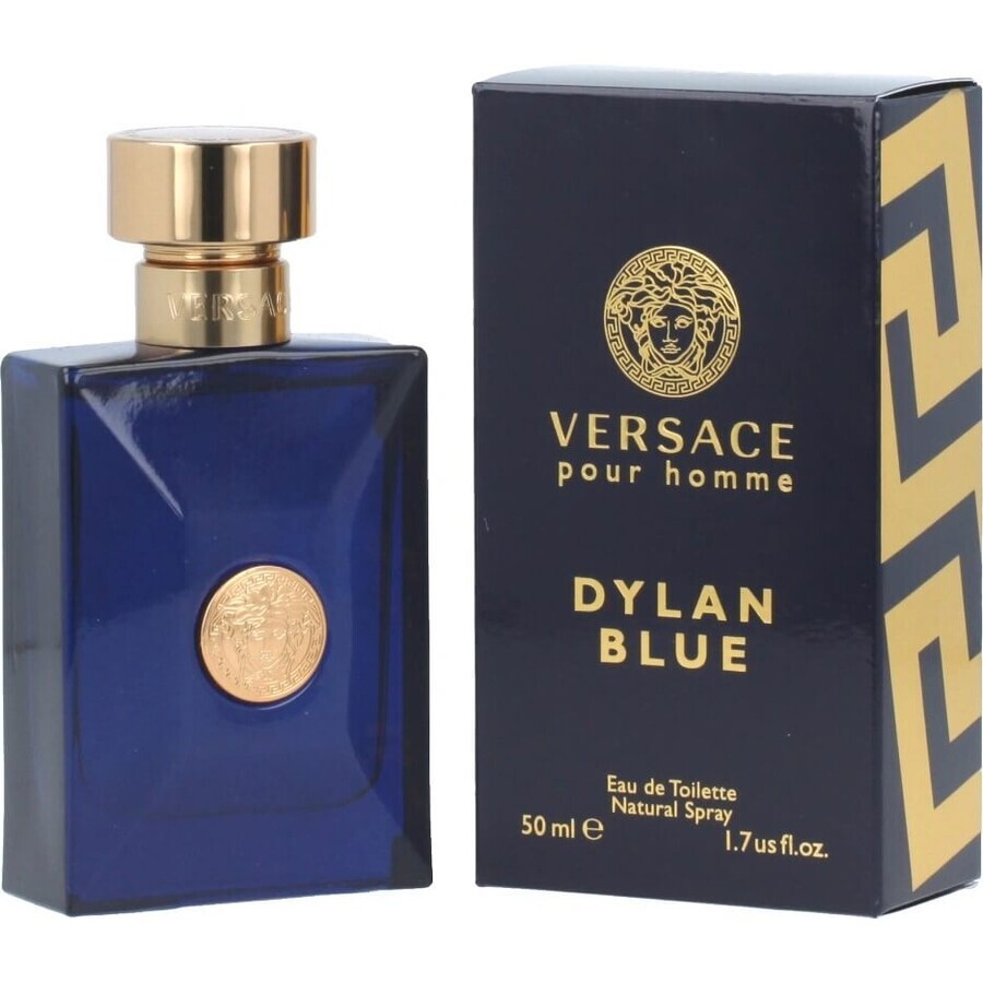 VERSACE POUR HOMME DYLAN B Eau de toilette 50ML 1×50 ml, Eau de toilette