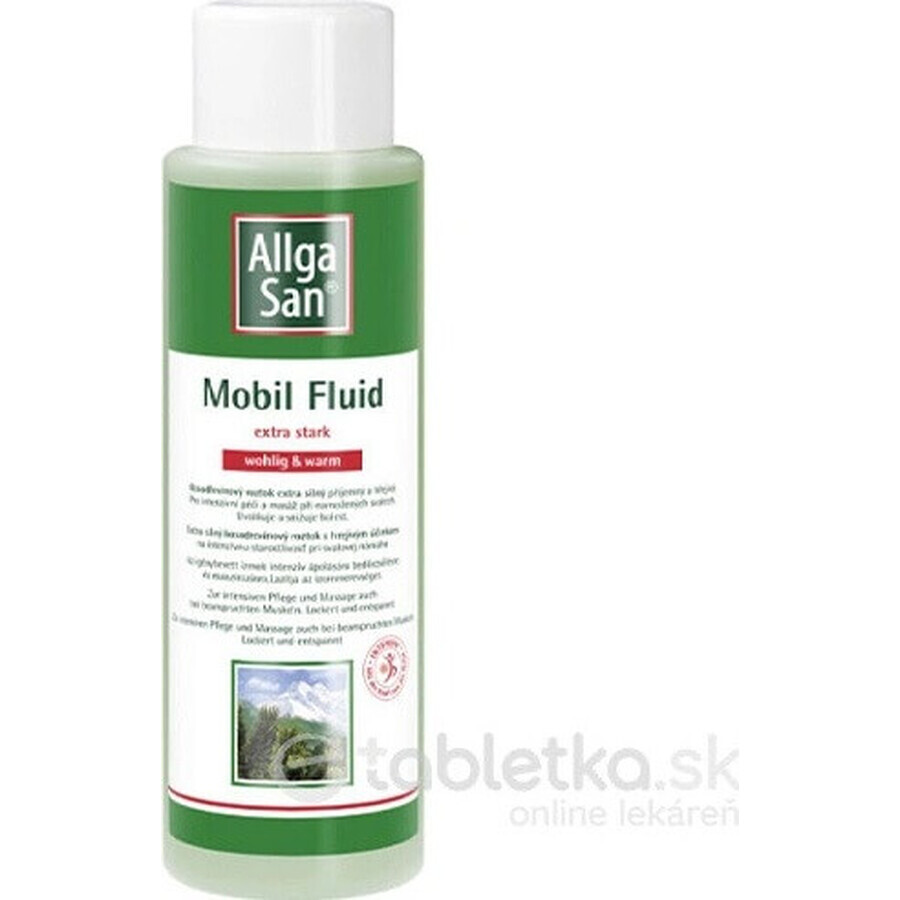 Allga San San Mobil Fluid 1×250 ml, solution de massage