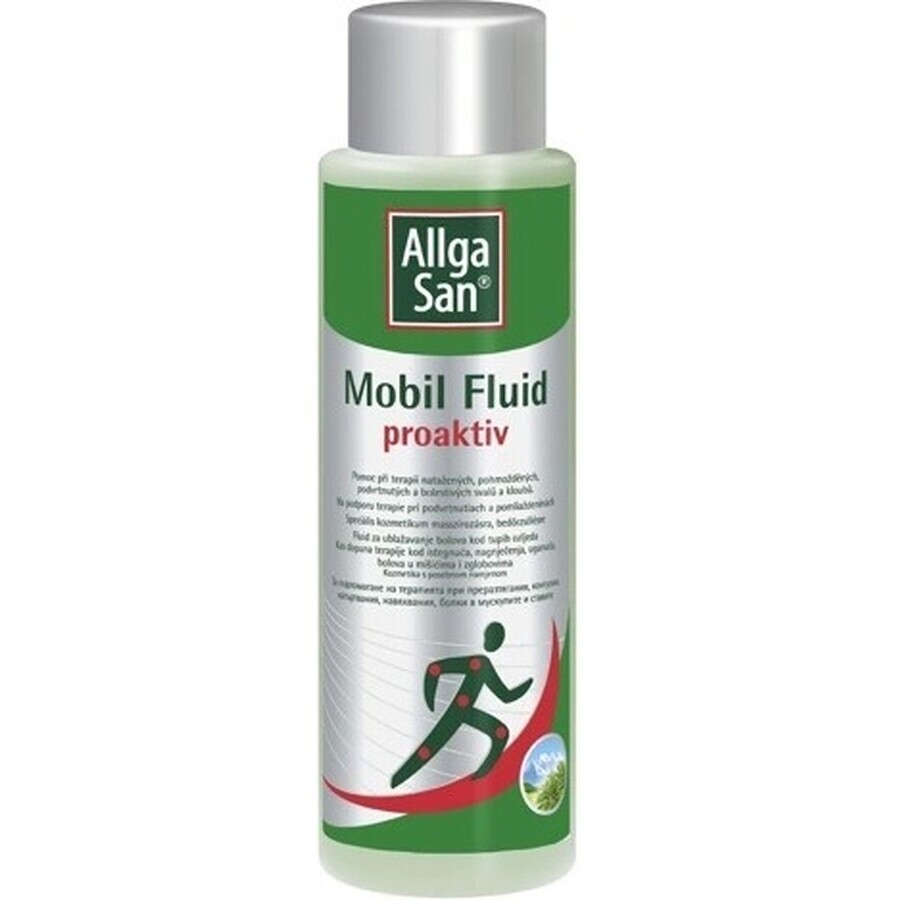 Allga San San Mobil Fluid 1×250 ml, solution de massage