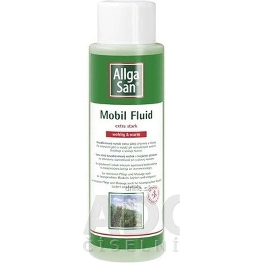 Allga San San Mobil Fluid 1×250 ml, solution de massage