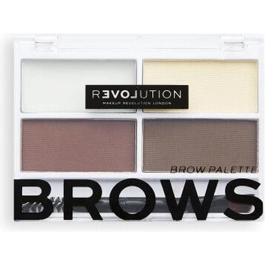 Revolution Relove, Colour Cult Dark, kit de îngrijire a sprâncenelor 1×3,20 g, kit de îngrijire a sprâncenelor