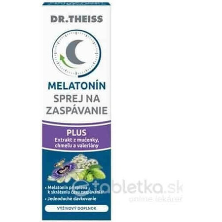 Dr. Theiss Melatonin Sleep Spray PLUS 1×20 ml, melatonin spray