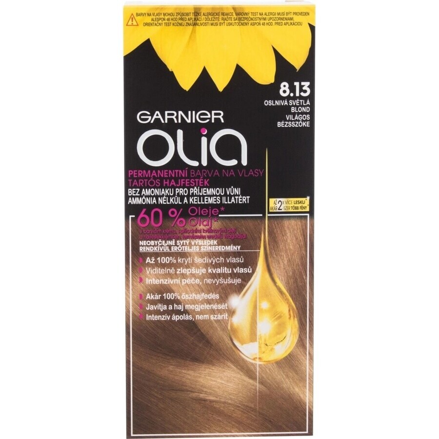 Garnier Olia Coloración Permanente 9.3 Rubio Claro Dorado 1×1, coloración permanente