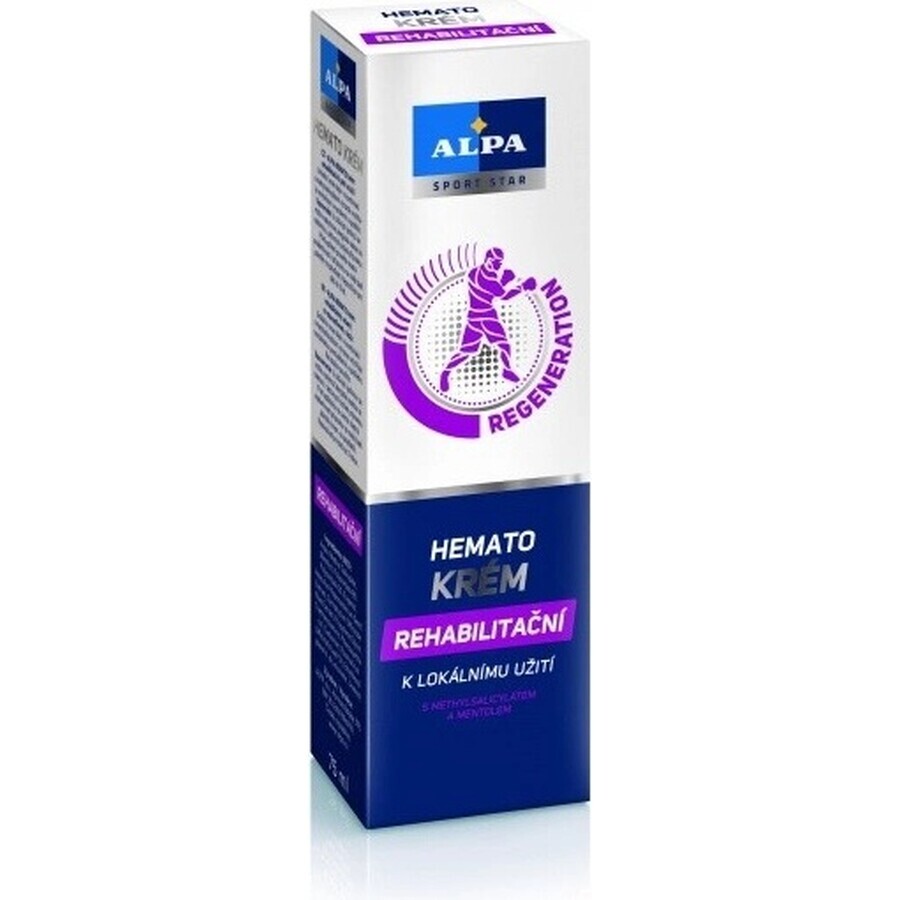 ALPA SportStar HEMATO CREAM 1×75 ml, crème de rééducation