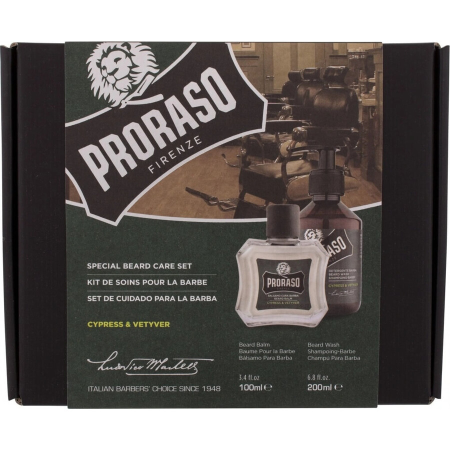 Proraso Duo Cypres&Vetyver Shp Voor Brad+Balm 1pc 1×1 pcs