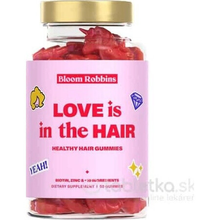 LOVE is in the HAIR - Gummies for healthy hair 1×60 pieces, nutritional supplement