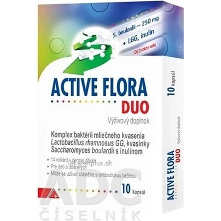 ACTIVE FLORA DUO, 10 cps 1×10 cps, complément alimentaire