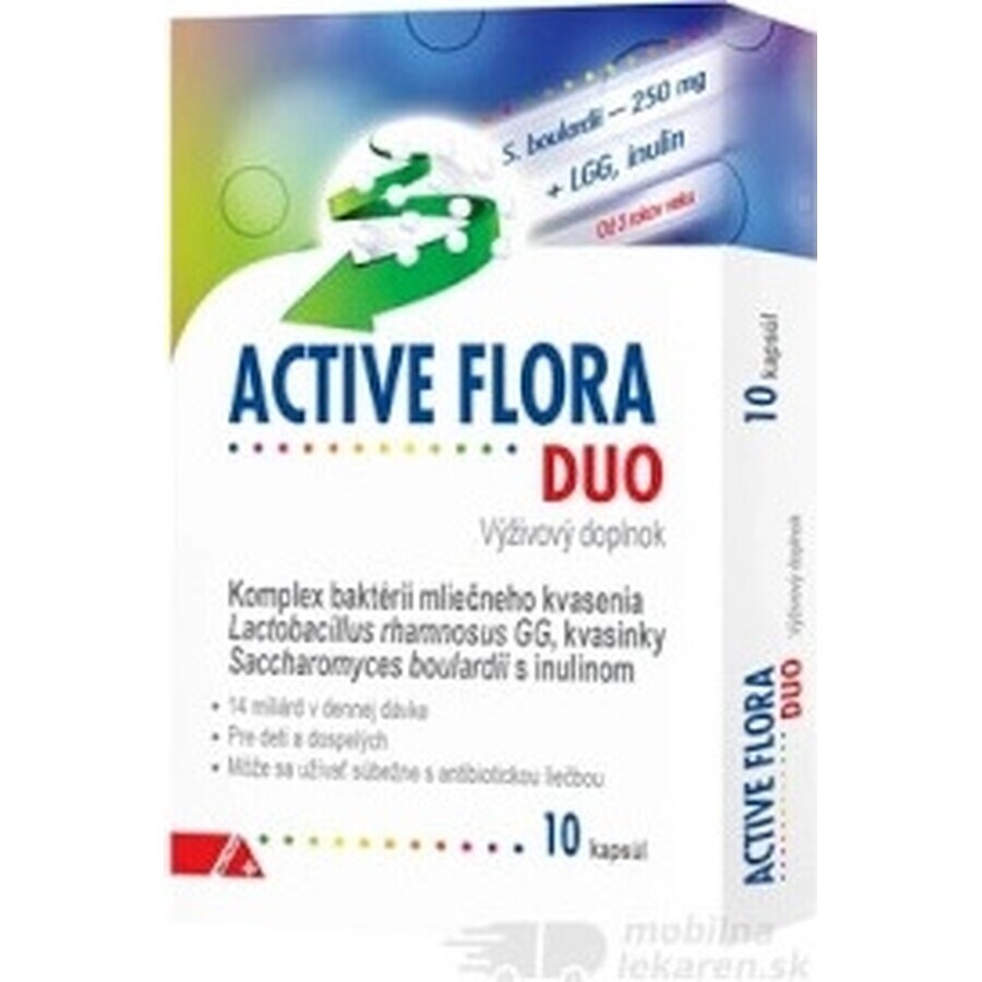 ACTIVE FLORA DUO, 10 cps 1×10 cps, complément alimentaire