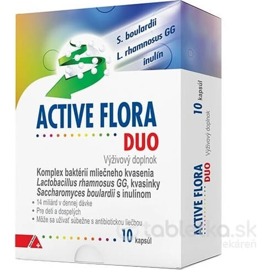 ACTIVE FLORA DUO, 10 cps 1×10 cps, complément alimentaire