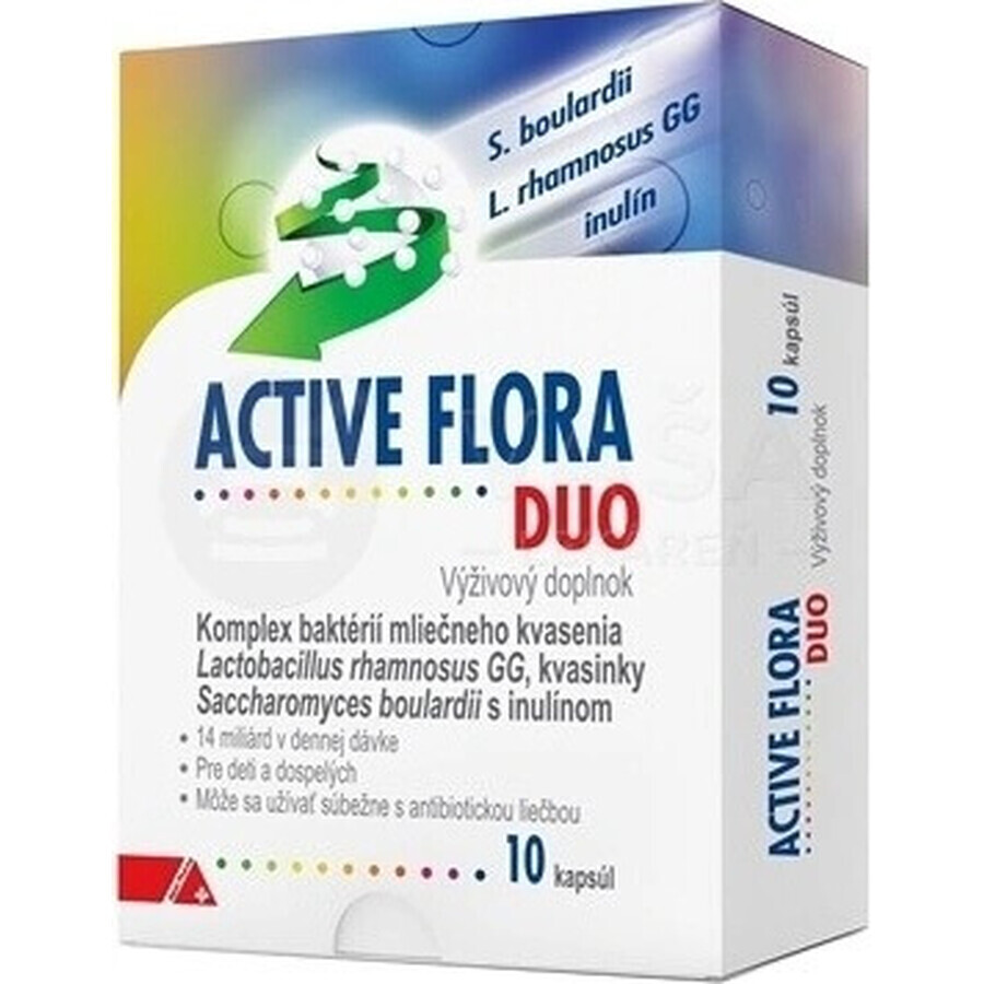 ACTIVE FLORA DUO, 10 cps 1×10 cps, complément alimentaire