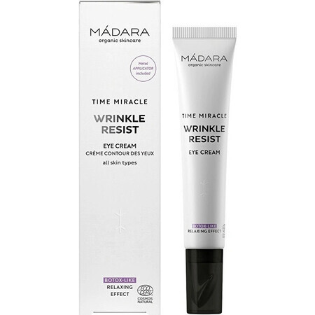 Mádara TIME MIRACLE Glättende Augencreme mit Applikator 1×20 ml, Augencreme