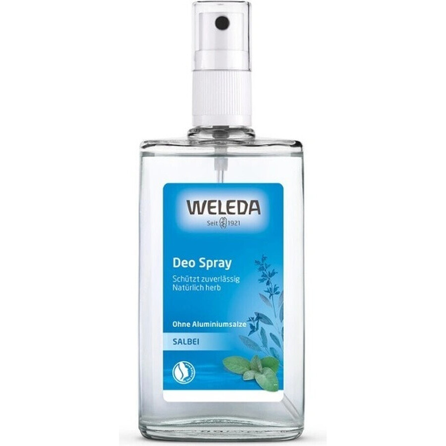 WELEDA Salbei Deodorant 1×200 ml, Deodorant, Nachfüllpackung - ohne Spray