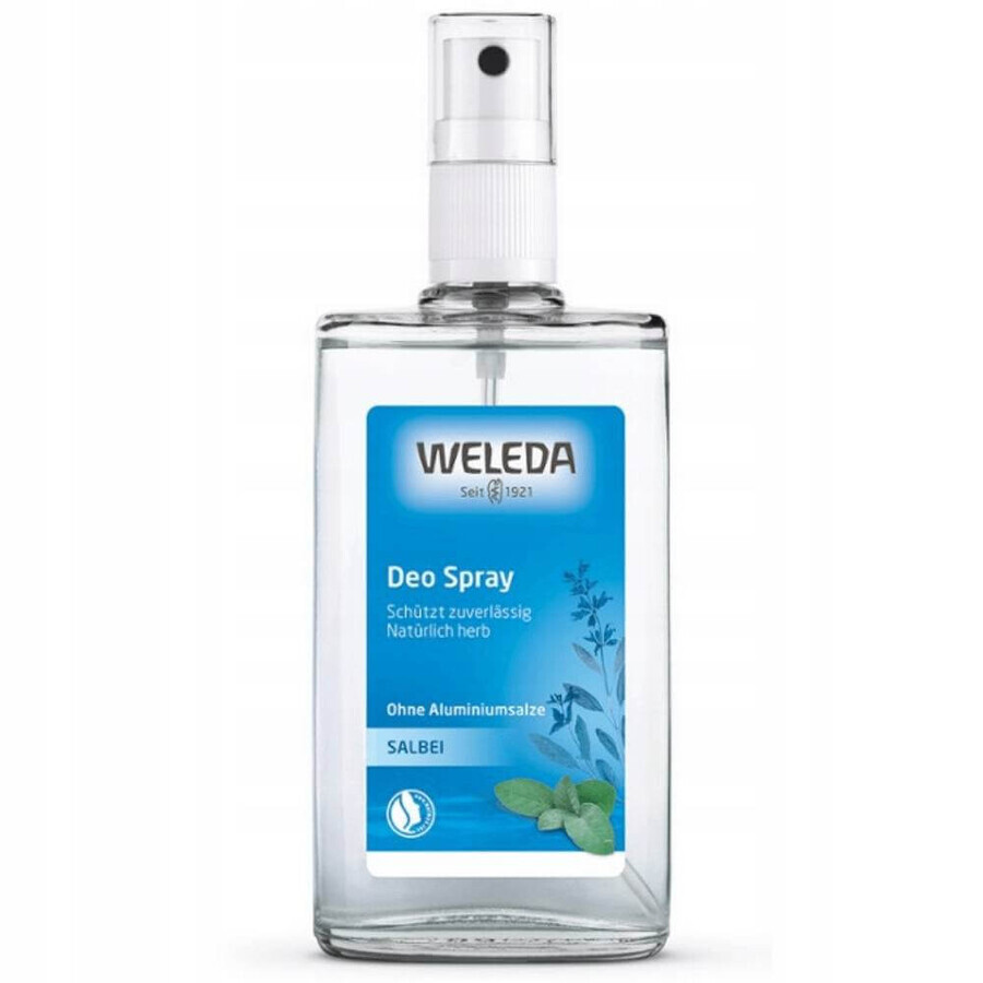 WELEDA Salbei Deodorant 1×200 ml, Deodorant, Nachfüllpackung - ohne Spray