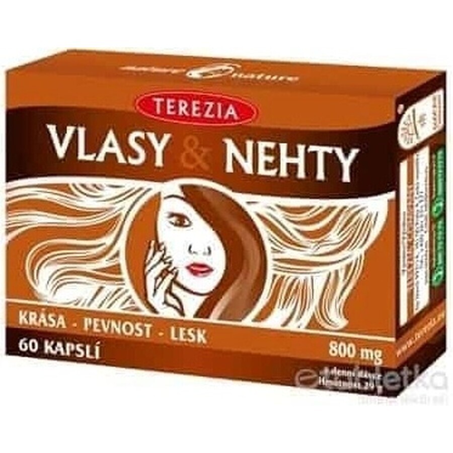 TEREZIA HAIR & NECHTY 1×60 cps, complément alimentaire