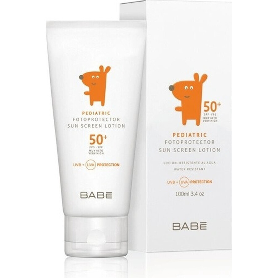 BABE DETS.OP.MILK SPF50+ 100ML CEUMED 1×100 ml, (Lotion solaire pédiatrique)