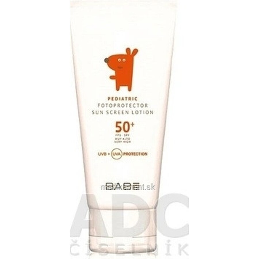 BABE DETS.OP.MILK SPF50+ 100ML CEUMED 1×100 ml, (Lotion solaire pédiatrique)