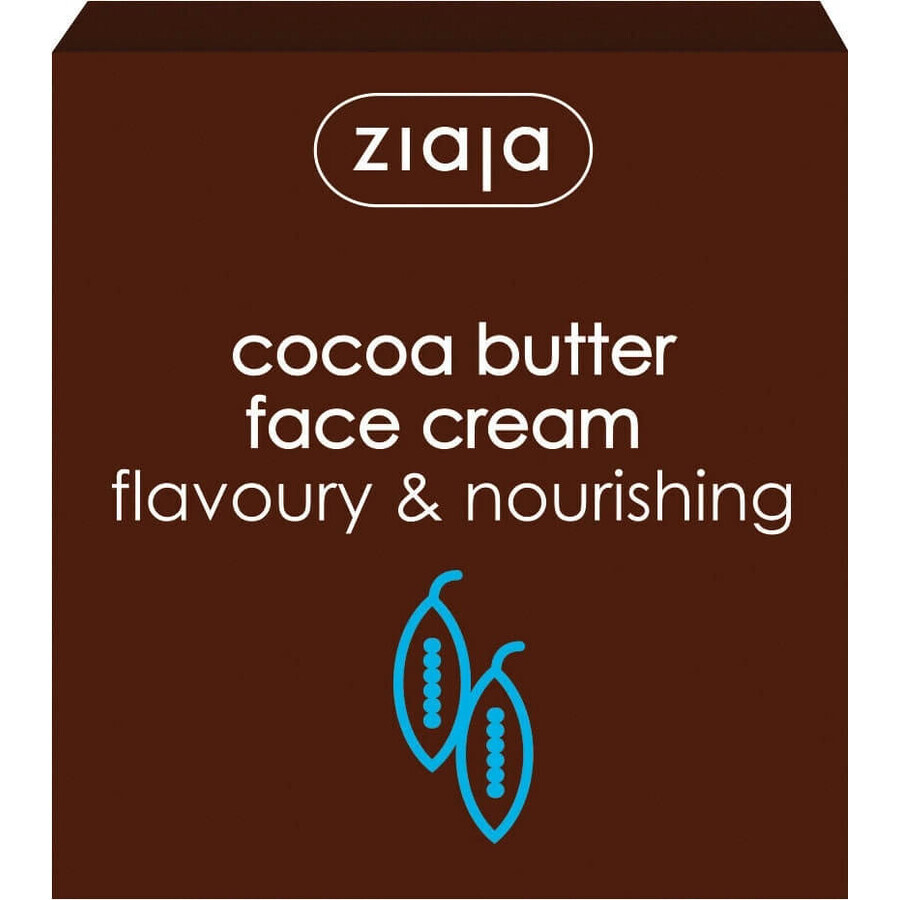 Ziaja - nährende Hautcreme mit Kakaobutter 1×50 ml, Hautcreme