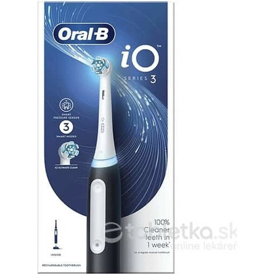 Oral B Oral B EK iO Series 3 Black 1×1pcs, brosse à dents électrique