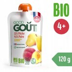 Good Gout Pesca biologica con pera 1×120 g, tasca pesca con pera