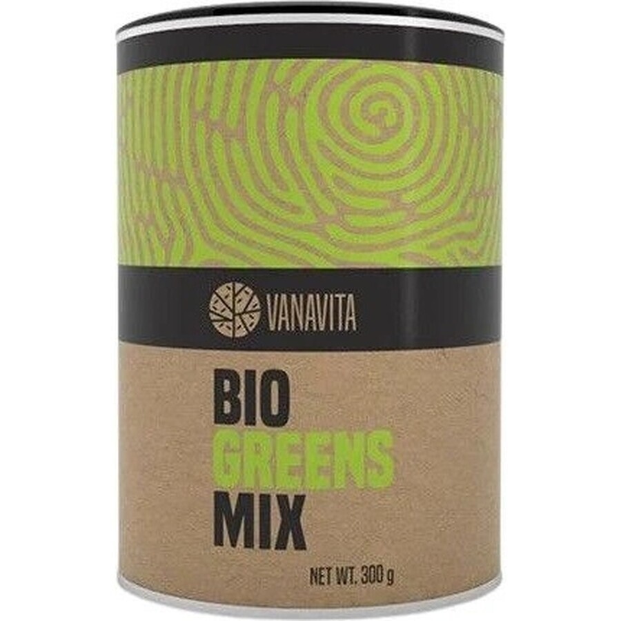 GYMBEAM VANAVITA VANAVITA BIO GREENS MIX 1×300g, mezcla de superalimentos verdes