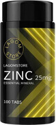 LagomStore Zinc 1&#215;100 tbl, compl&#233;ment alimentaire