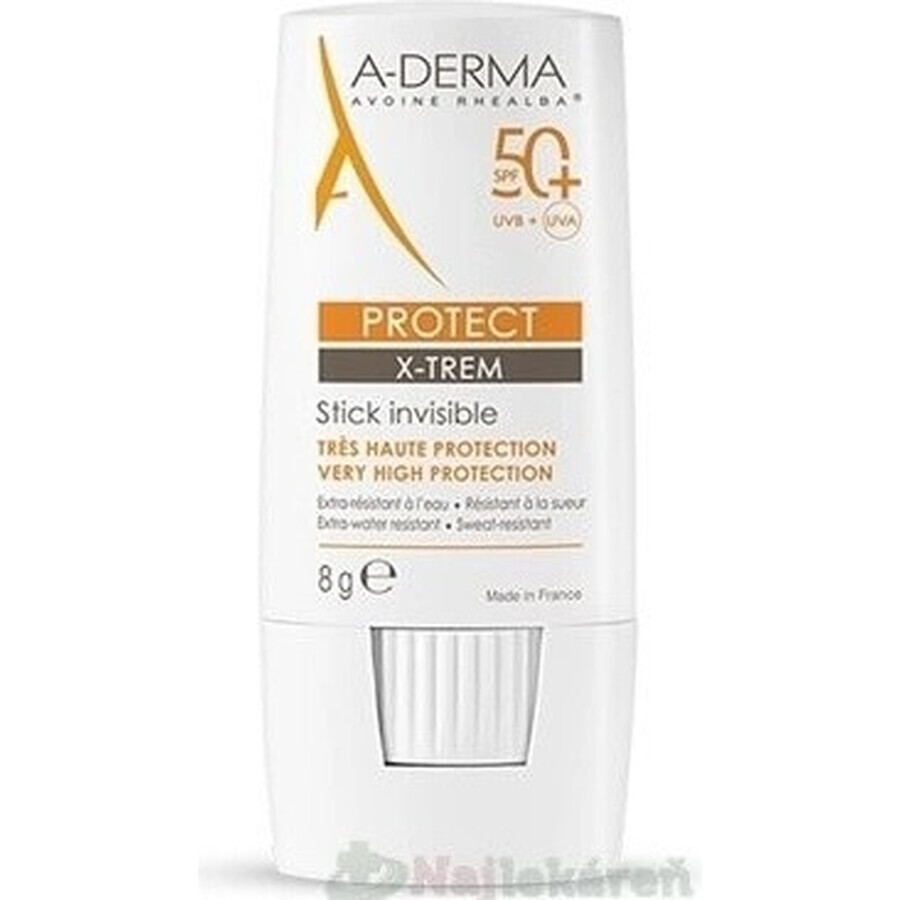 A-DERMA PROTECT X-TREM STICK 50+ stick transparent 1x8 g