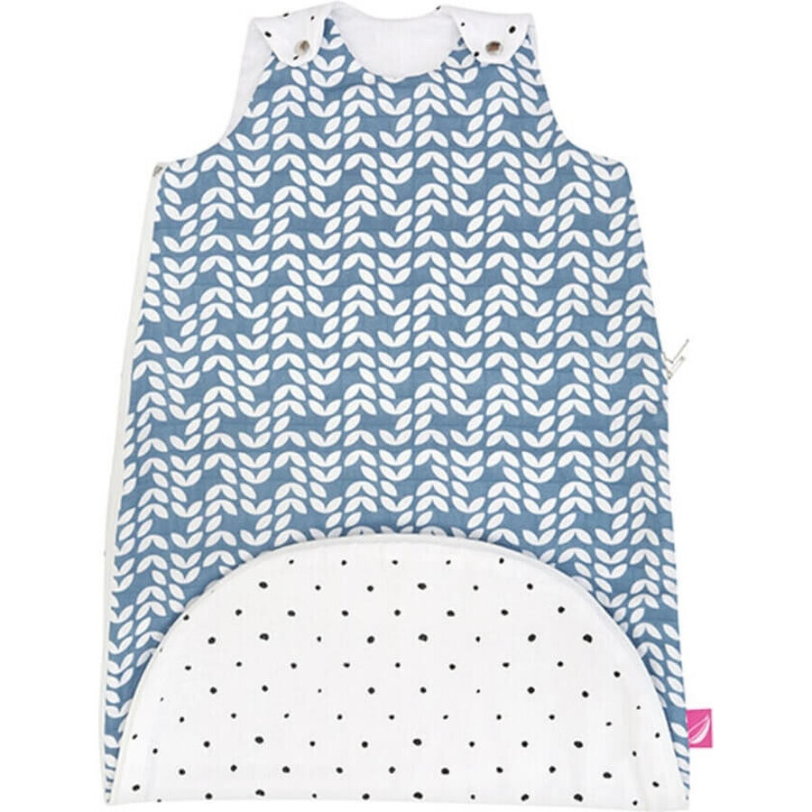 Saco de dormir MOTHERHOOD 2en1 ZIP-A-Round Beige muselina Azul Classics 3-18m 0,5 tog 1×1 ud, saco de dormir