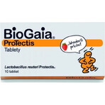 BioGaia ProTectis 1×10 pièces, comprimés à croquer - goût fraise