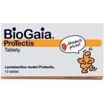 BioGaia ProTectis 1×10 pièces, comprimés à croquer - goût fraise