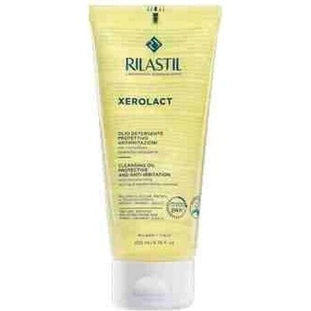 Rilastil Xerolact Aceite limpiador para cara y cuerpo 200 ml 1×200 ml 1×200 ml, aceite limpiador