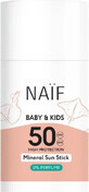 NA&#207;F Cr&#232;me solaire SPF 50 pour enfants et b&#233;b&#233;s. 1&#215;36 g , stick solaire