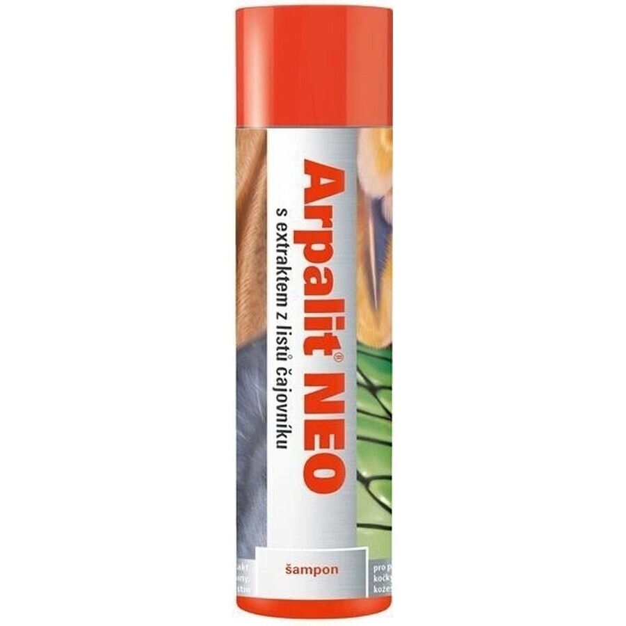 Arpalit NEO shampooing à l'extrait de feuilles d'arbre à thé 1×250 ml, shampooing contre les parasites